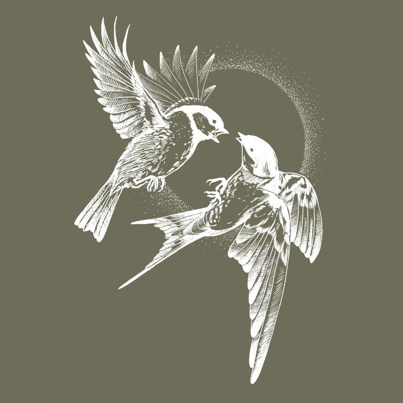 Inversion de combat d’oiseaux