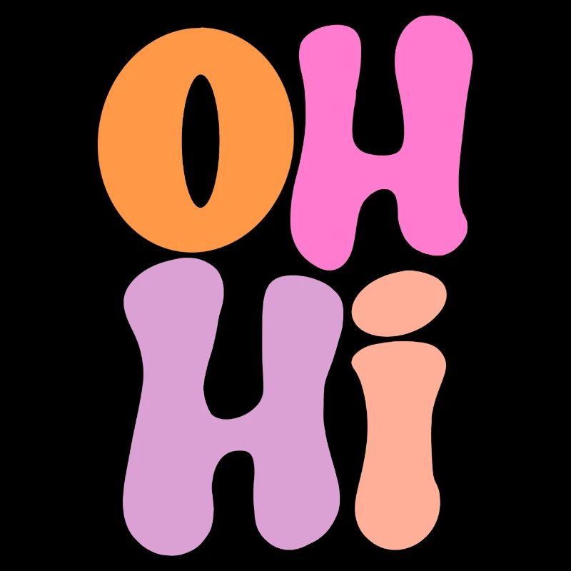 Playful letter design in pastel colours