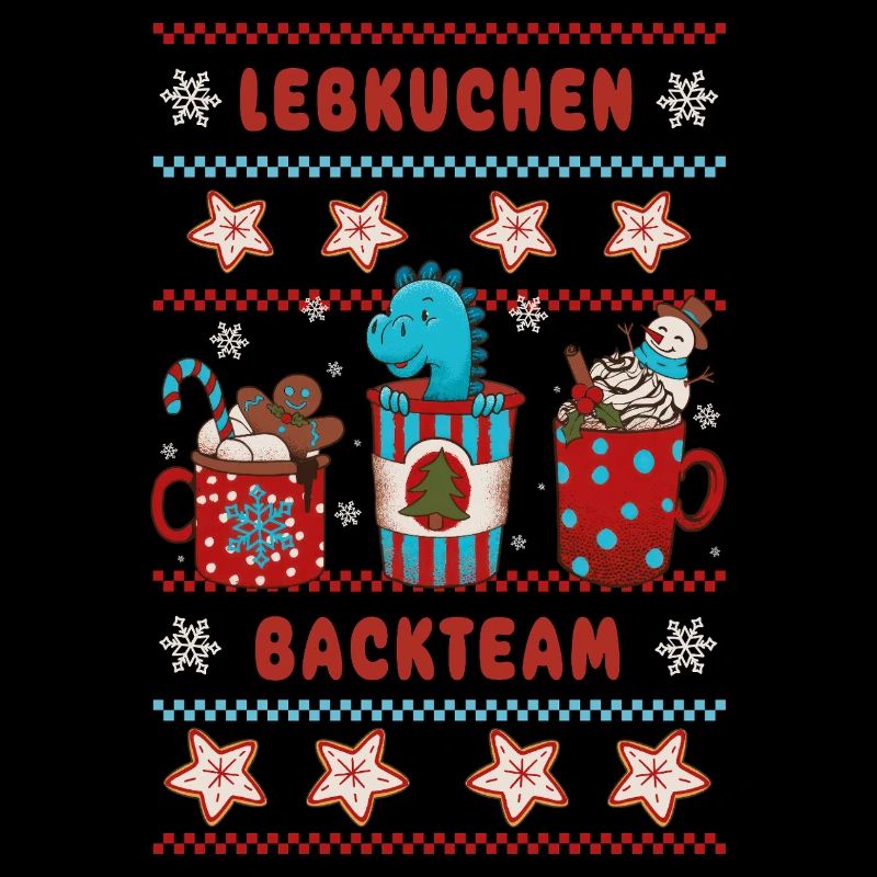 Weihnachtsbäckerei "Lebkuchen Backteam" Dino