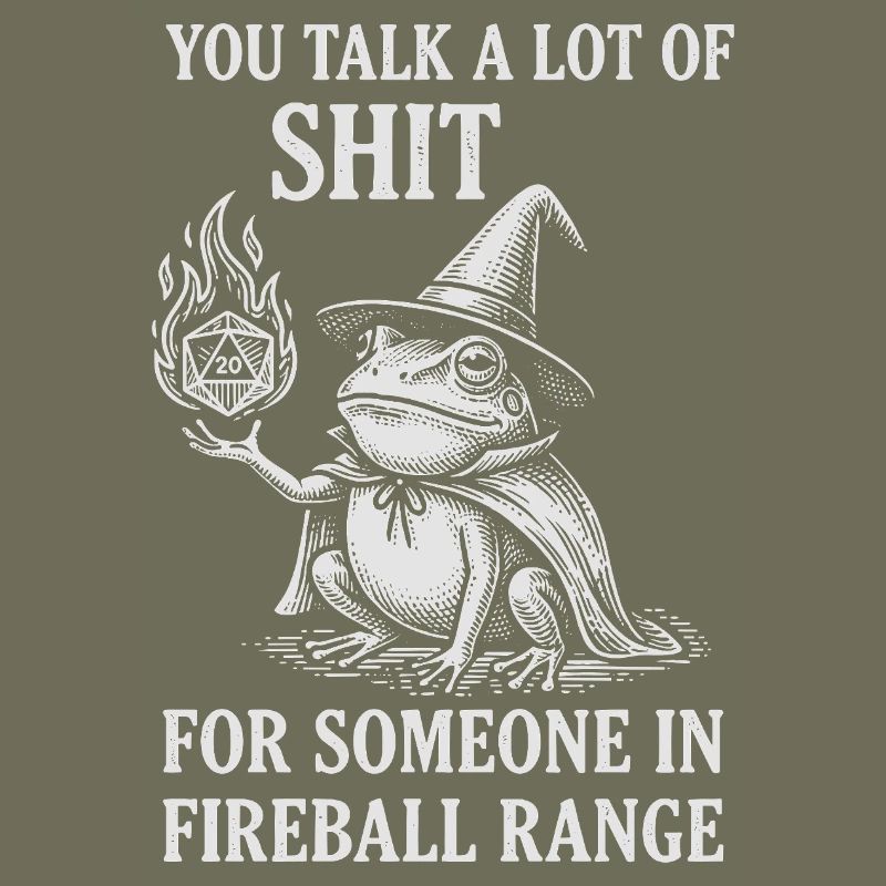 Fireball Range – Funny Frog Magician RPG