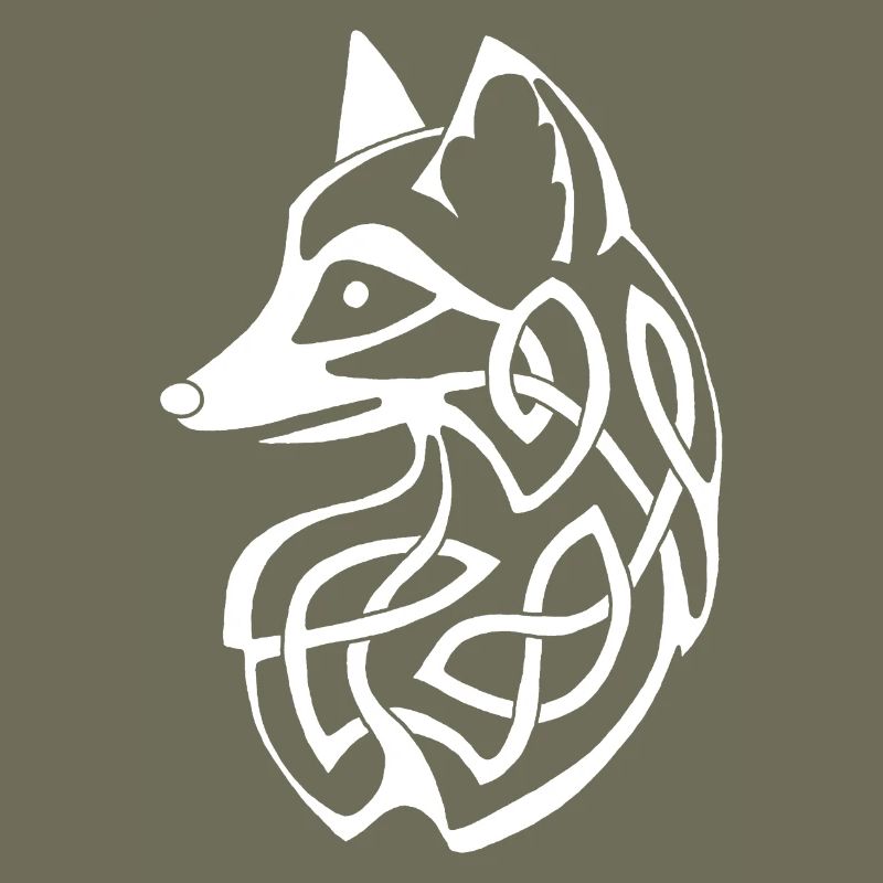 Renard celte blanc