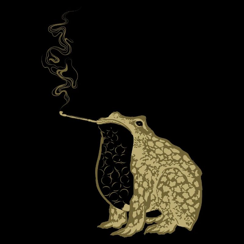 Fumée de grenouille japonaise funky