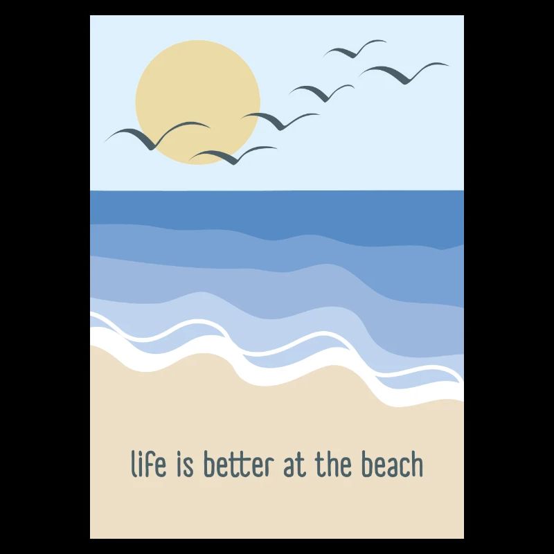 La vie est plus belle à la plage