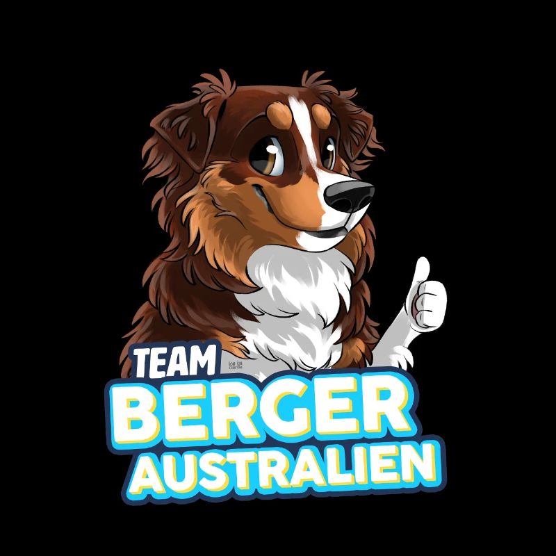 TEAM Australian Shepherd - Rot Trikolore