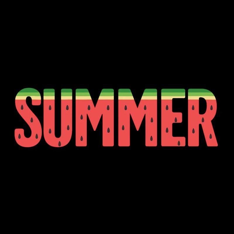 SUMMER – Lettrage Pastèque Frais