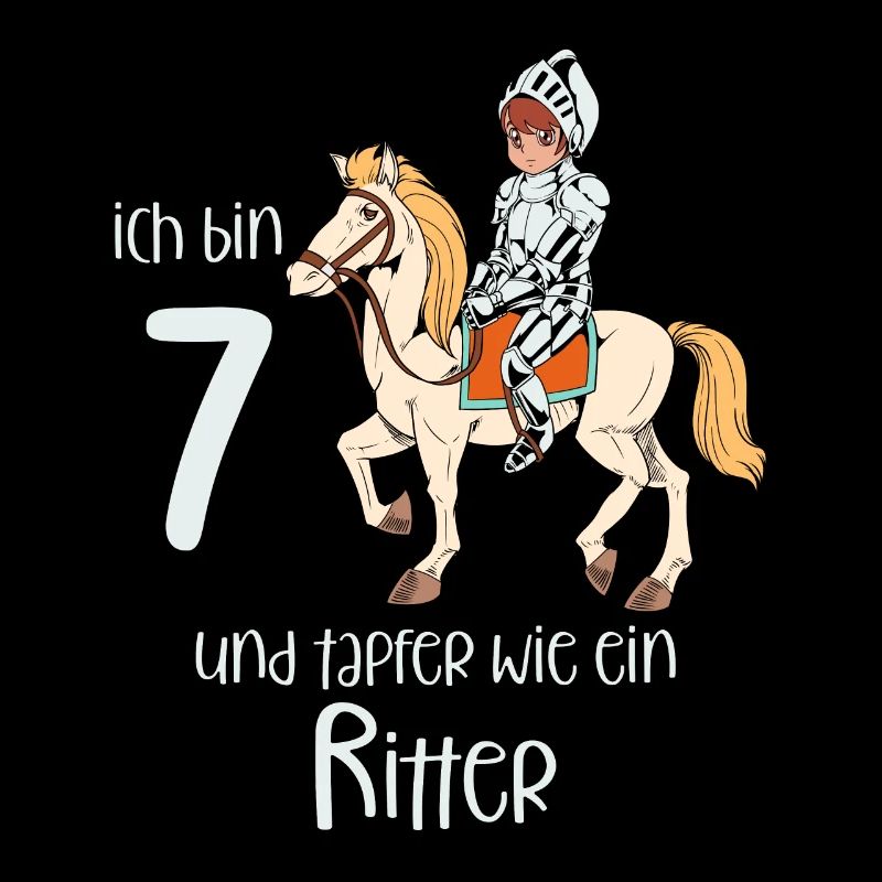 Geburtstagsshirt Ritter - 7 Geburtstag Junge