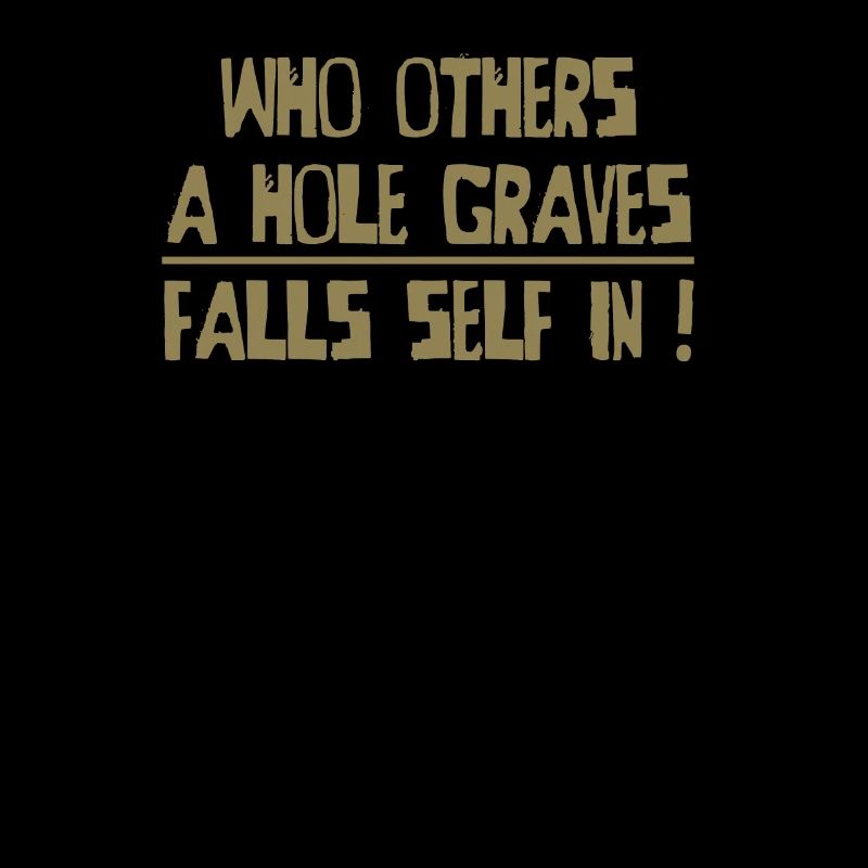 Denglisch Wer andern eine Grube gräbt