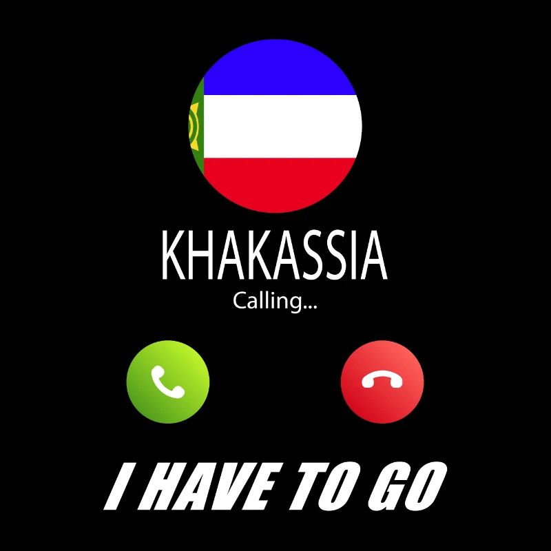 Khakassia ruft an Lusiger Flaggen Spruch