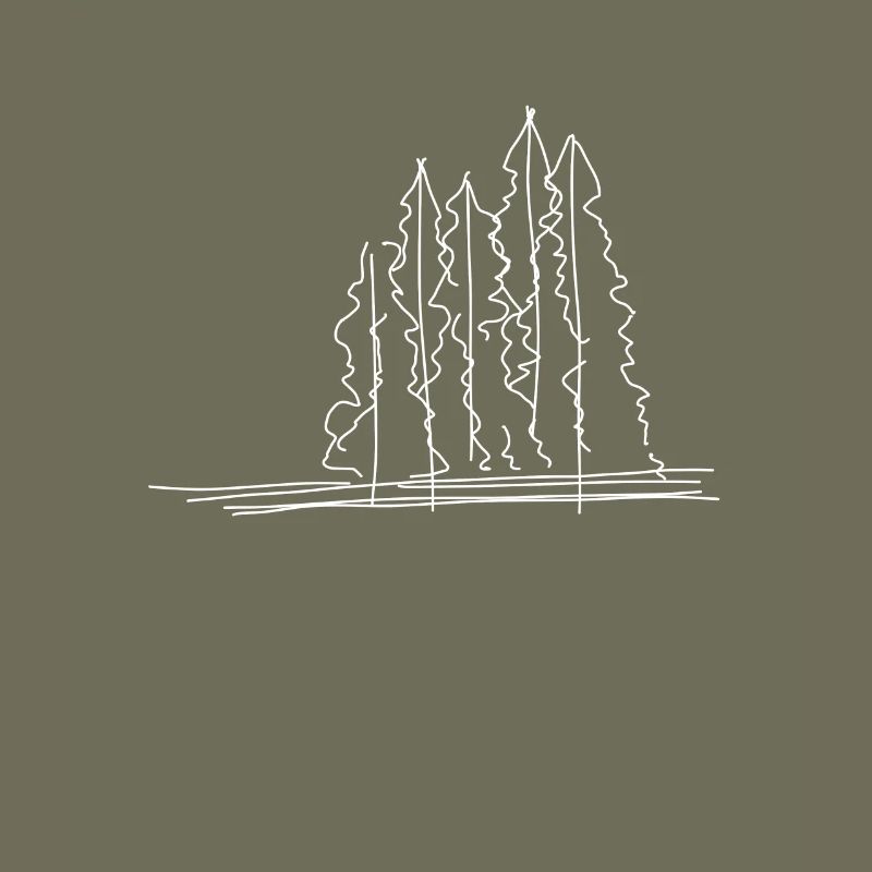 Tree Forest Lineart