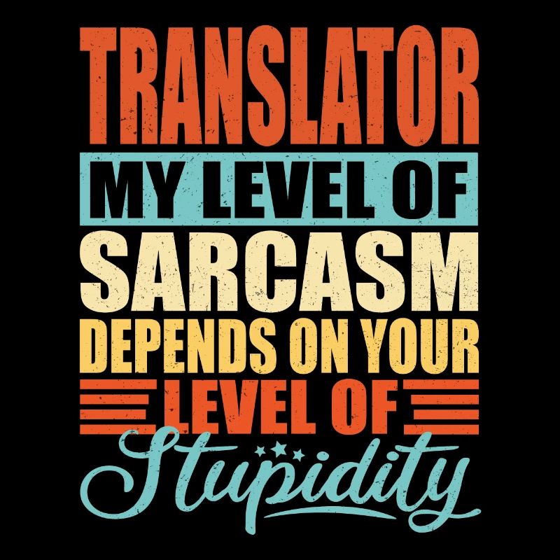 Translator sarcasm