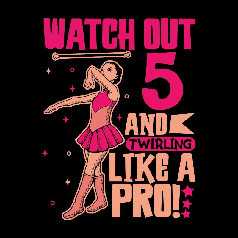 Ich bin 5 - Mädchen Twirling