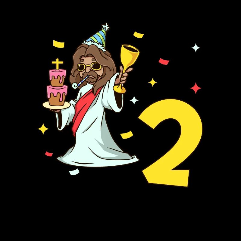 Mit Jesus - Kinder Geburtstag 2 Jahre