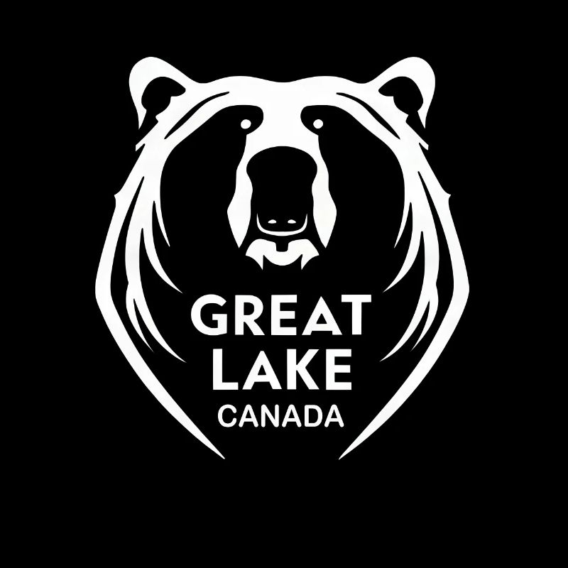 Great Bear Lake Silhouette Face