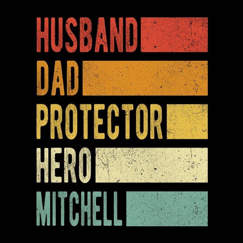 Mitchell Name Papa Geschenk