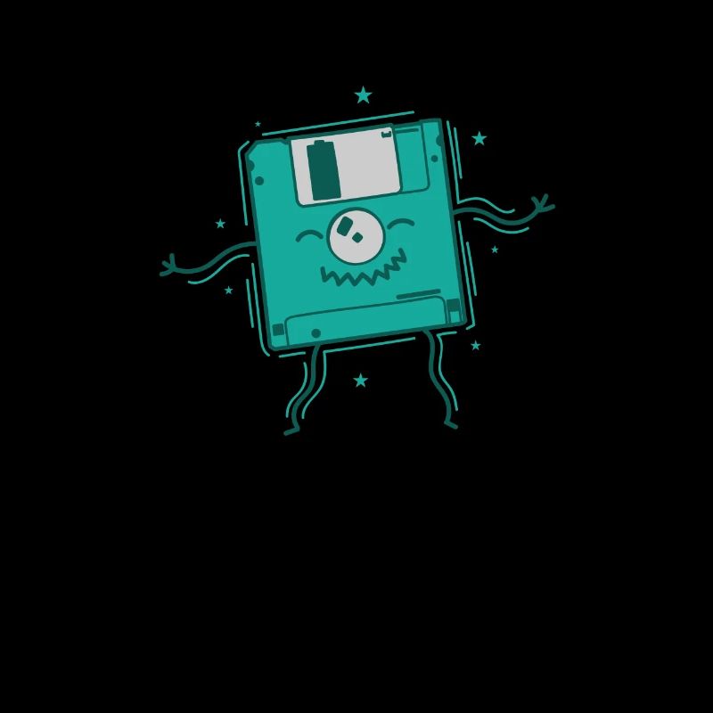 Diskette tanzt Retrospeichermodul Datenträger