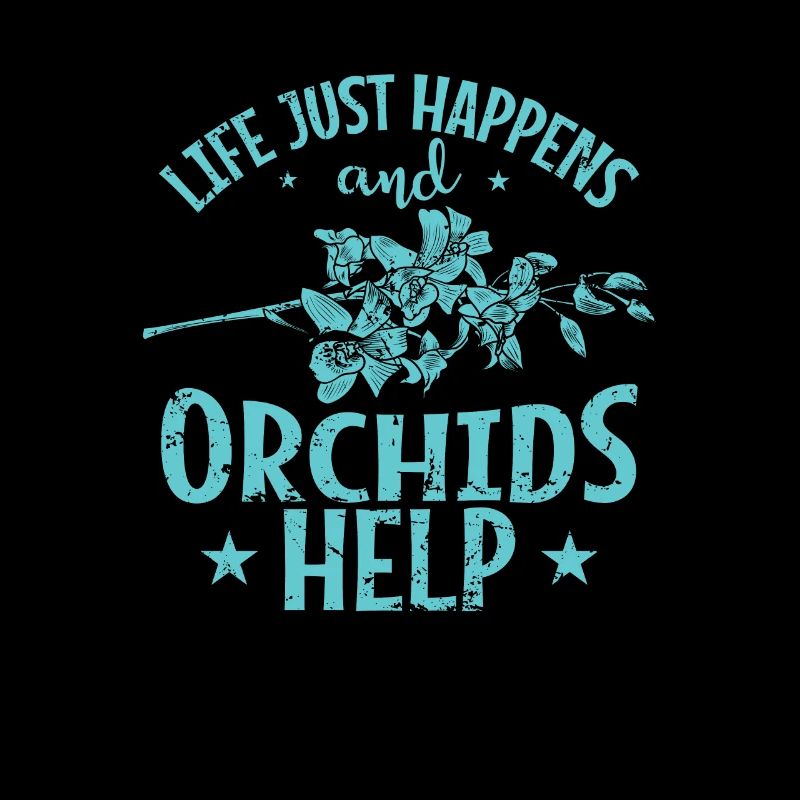 La vie arrive et les orchidées aident à planter