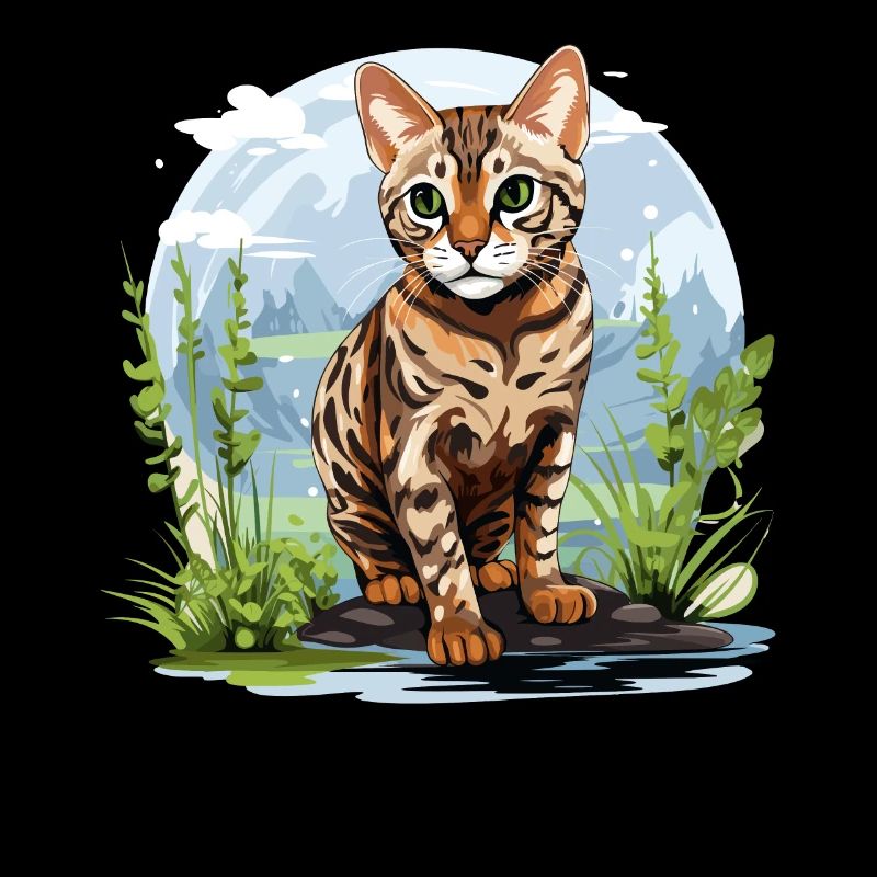 Chat du Bengale Bengalkatze