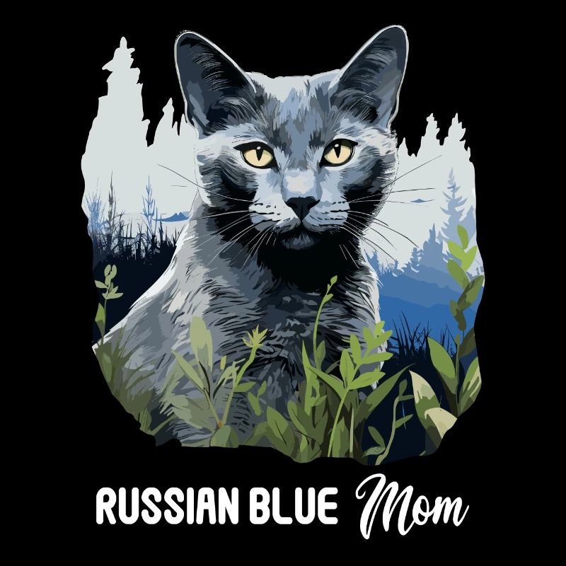 Russian Blue Cat Russisch Blau Katze