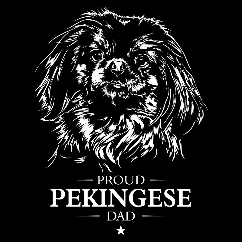 Pekingese Dad Hunde Hund Wilsigns