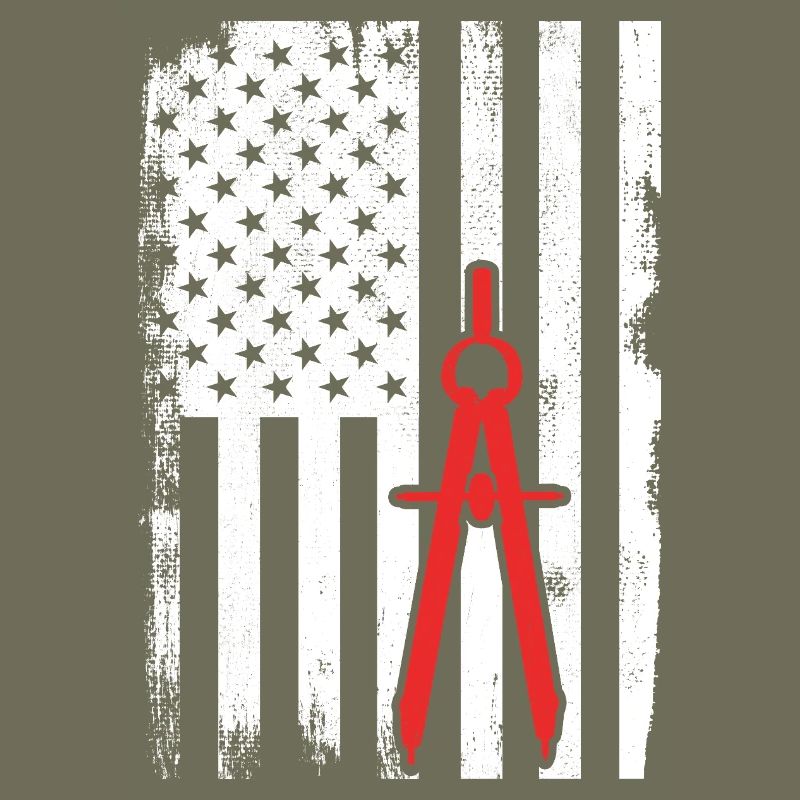 Architecture USA Flag