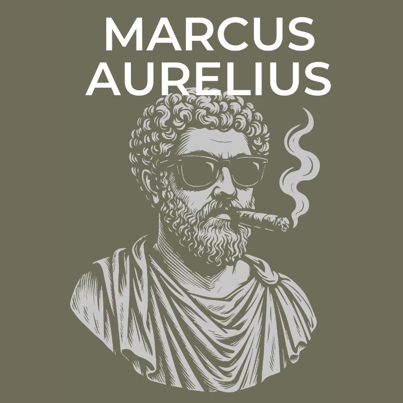 Marcus Aurelius Classical Philosopher Portrait 