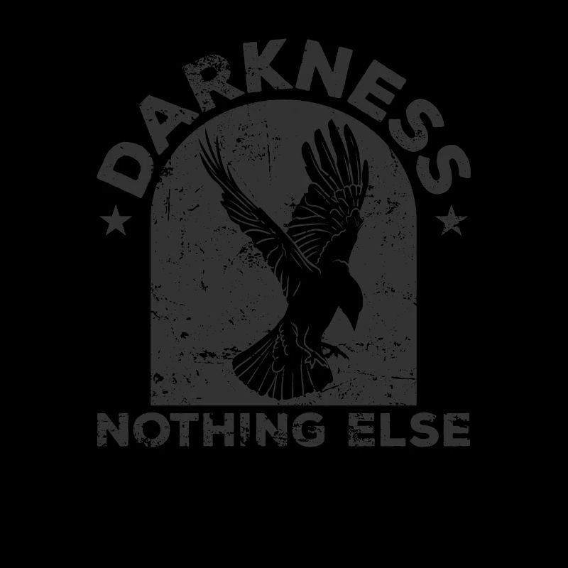 Darkness Nothing Else Krähe Rabe Vogel
