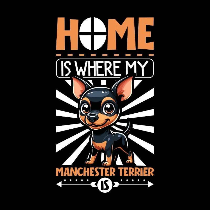 Zuhause - Manchester Terrier