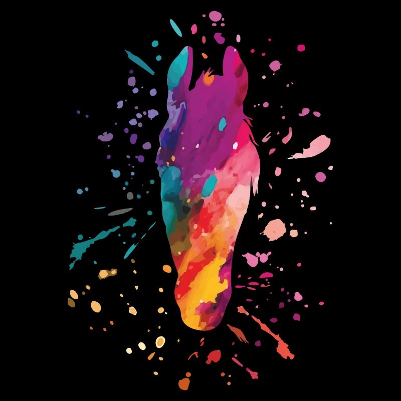 pferdekopf bunt