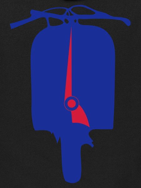 Electric Blue Canister Silhouette