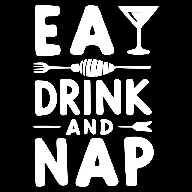 Essen, Trinken und Nickerchen machen