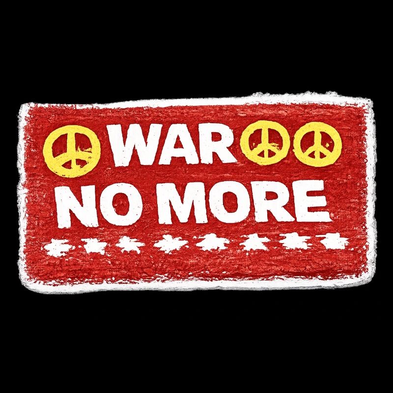 War No More – Sticker Peace & Humanity