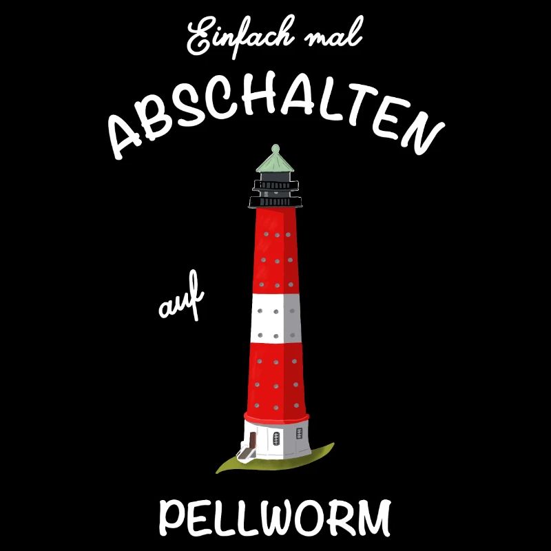 Kultiger Leuchtturm Pellworm, Nordsee, Abschalten