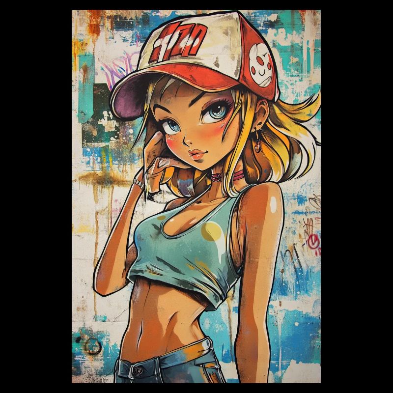 Graffiti Animegirl