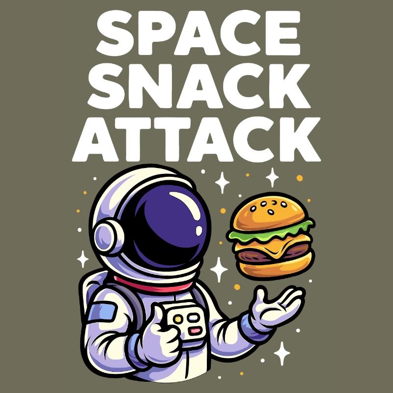 Burger d'astronaute, snack spatial, attaque