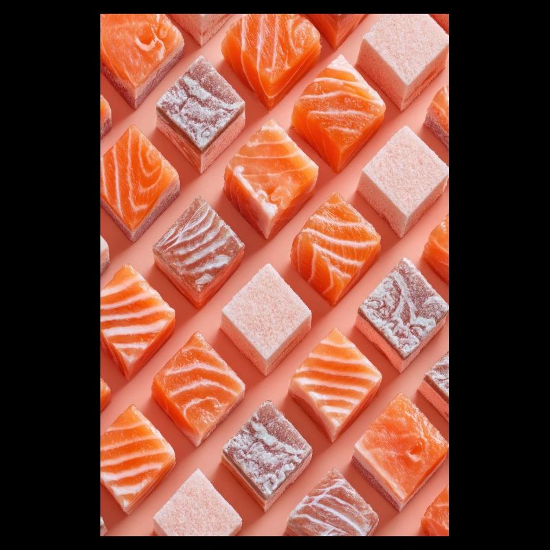 Salmon Tile Candy Grid