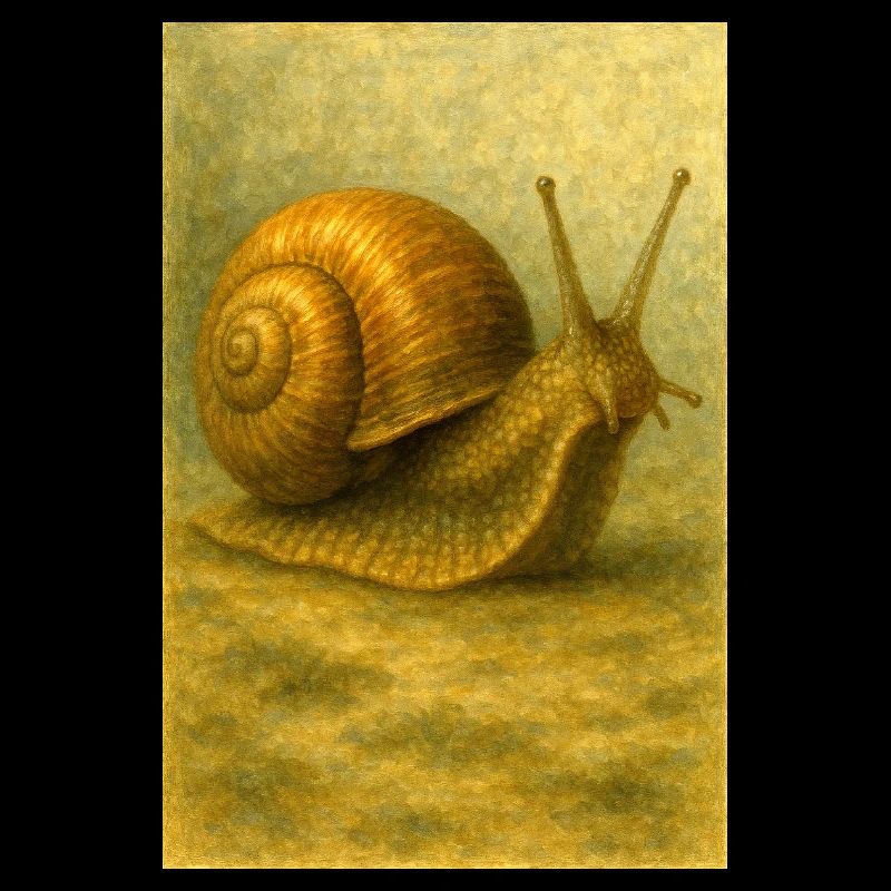 Golden Snail Still Light