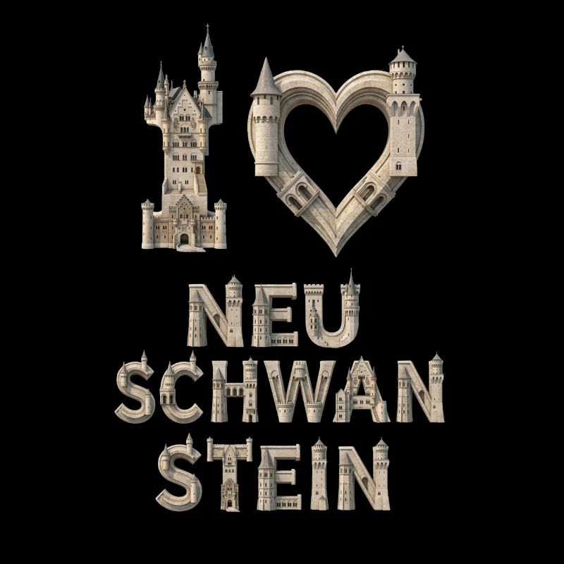 J’adore Neuschwanstein – Architecture de château