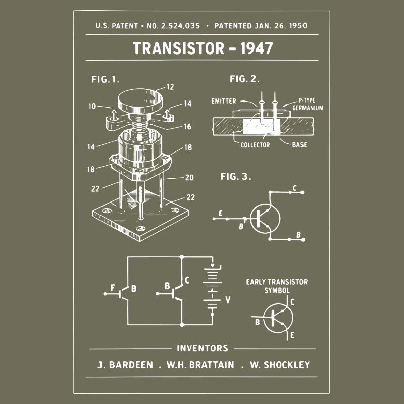 Transistorpatent-Bauplan