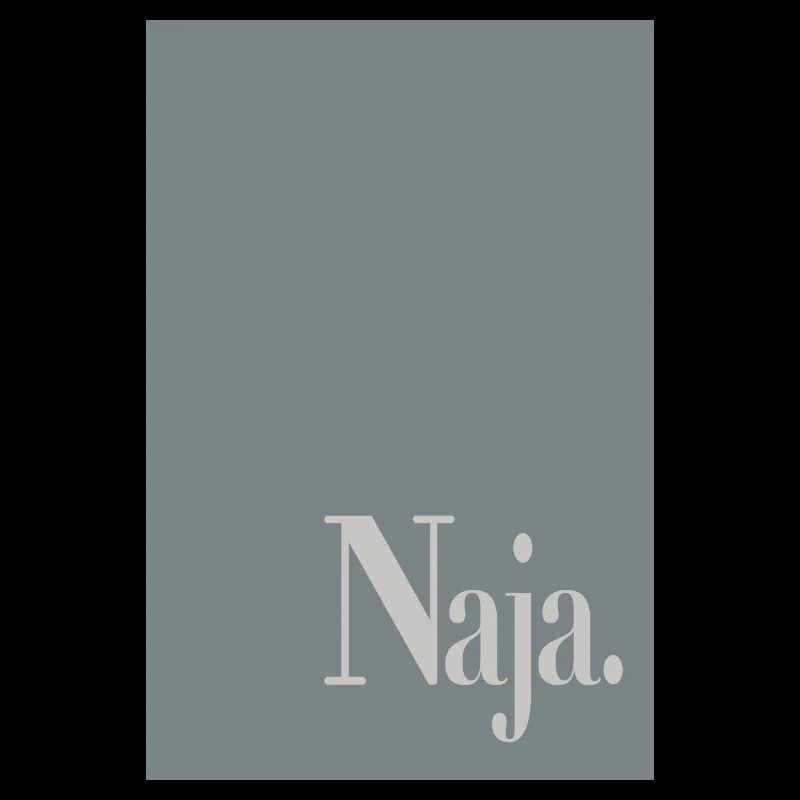 Typografie Poster Naja.