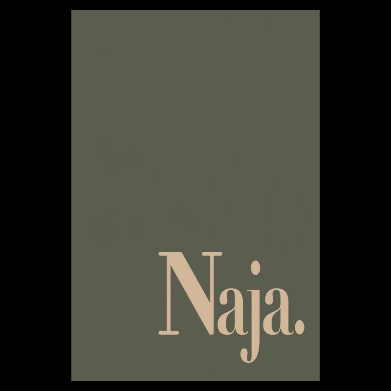 Modern minimal poster – well.