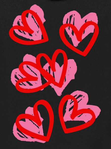 Small Heart Doodle Design