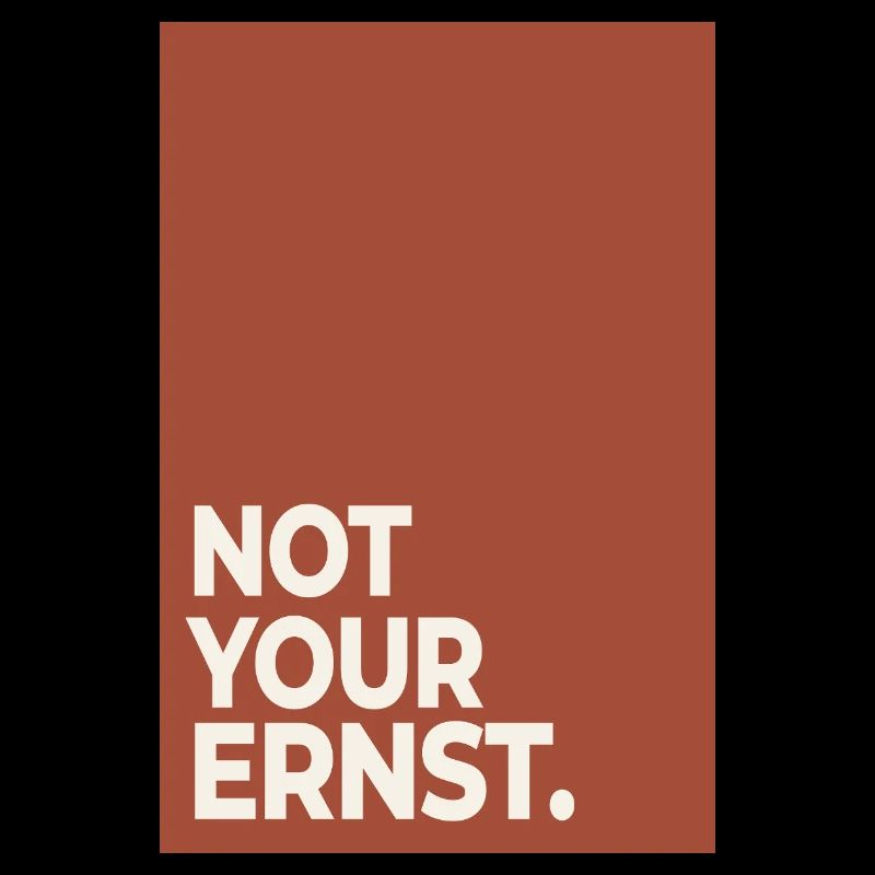 Not Your Ernst – Art minimaliste en terre cuite