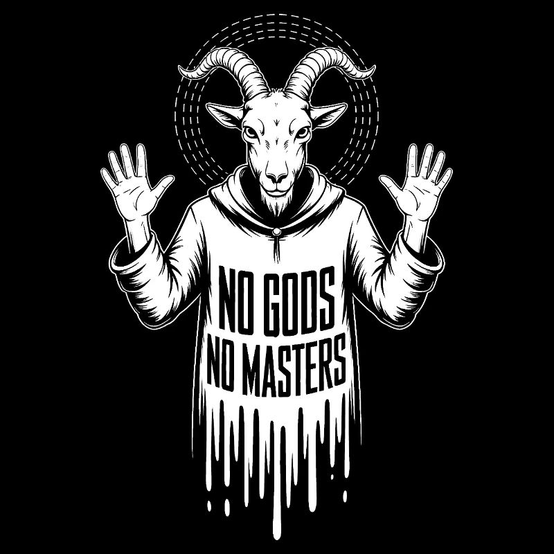 Anarchic Goat Halo Tee