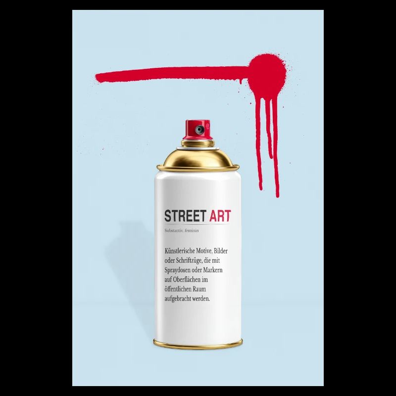 Street Art Definition Spray Can Design