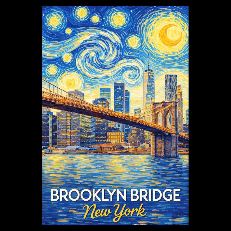 Brooklyn Bridge NY Star-Style