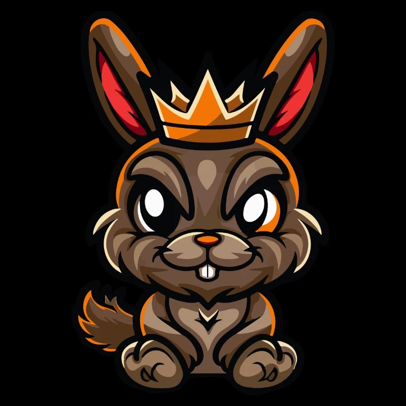 Couronne de dessin animé de lapin