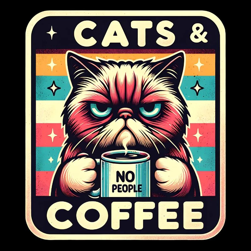 Le chat et le café, pas les gens