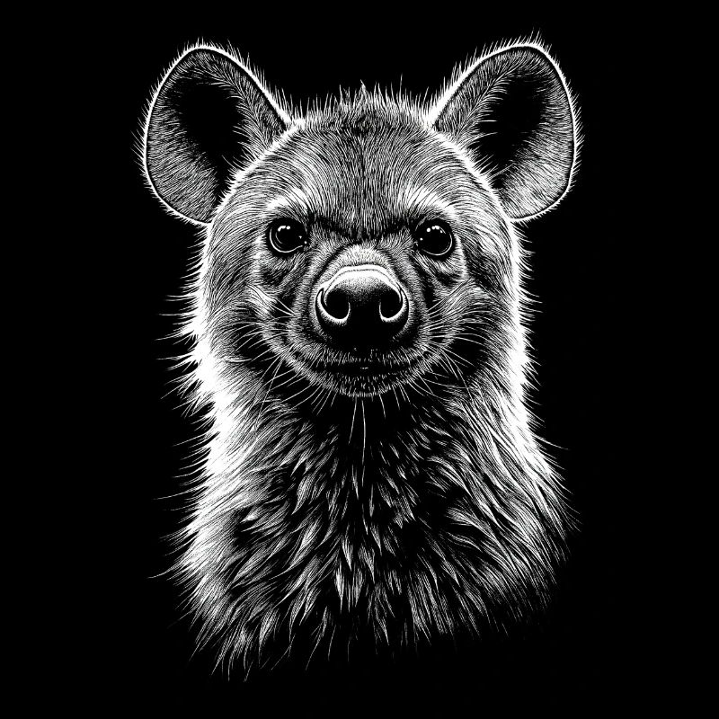 Hyäne Tüpfelhyäne Portrait Wildlife Africa Tiere