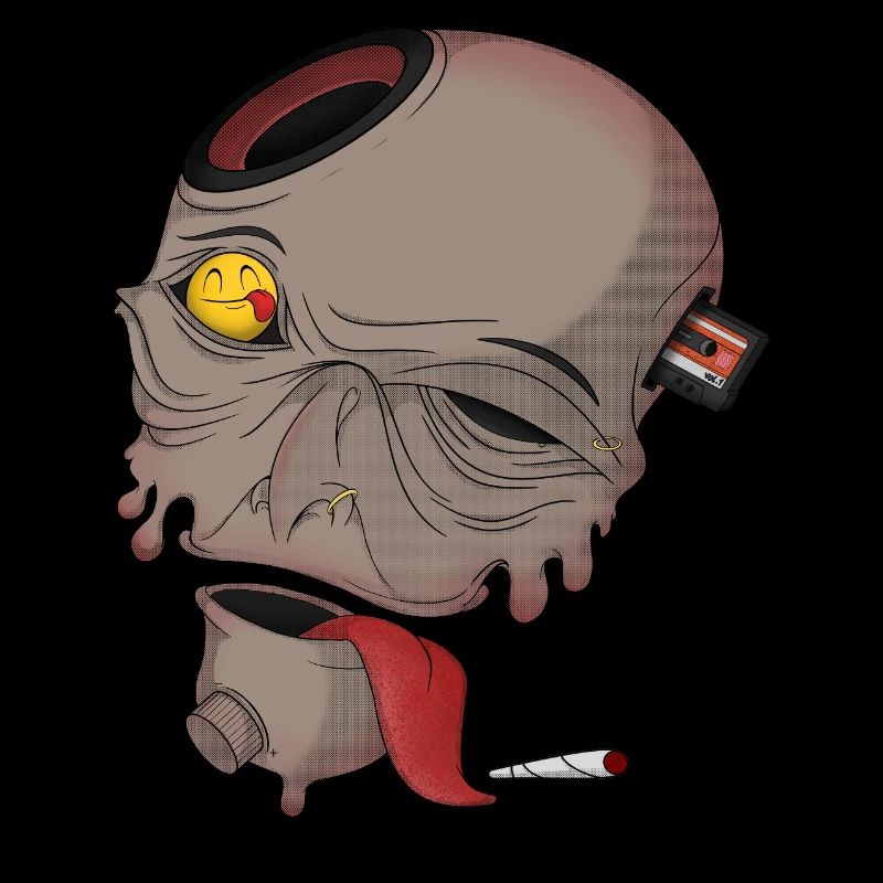 Audio Overload Schädel