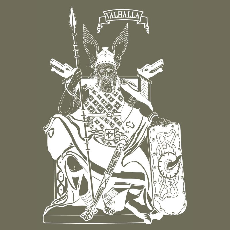Odin sur le trône blanc